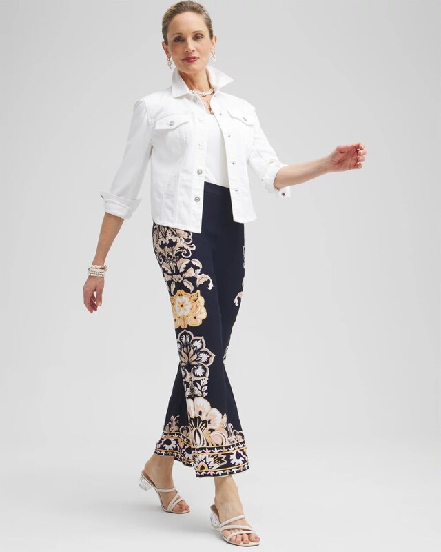 Floral Wide Leg Soft Pants - image 2